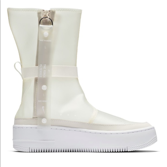 air force 1 sage high platform sneaker